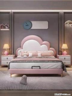 佛山大厂货，高质量仿真皮，实木床边，高密度海绵，带实木床板，全新包装，特价处理 - 玉树28生活网 ys.28life.com